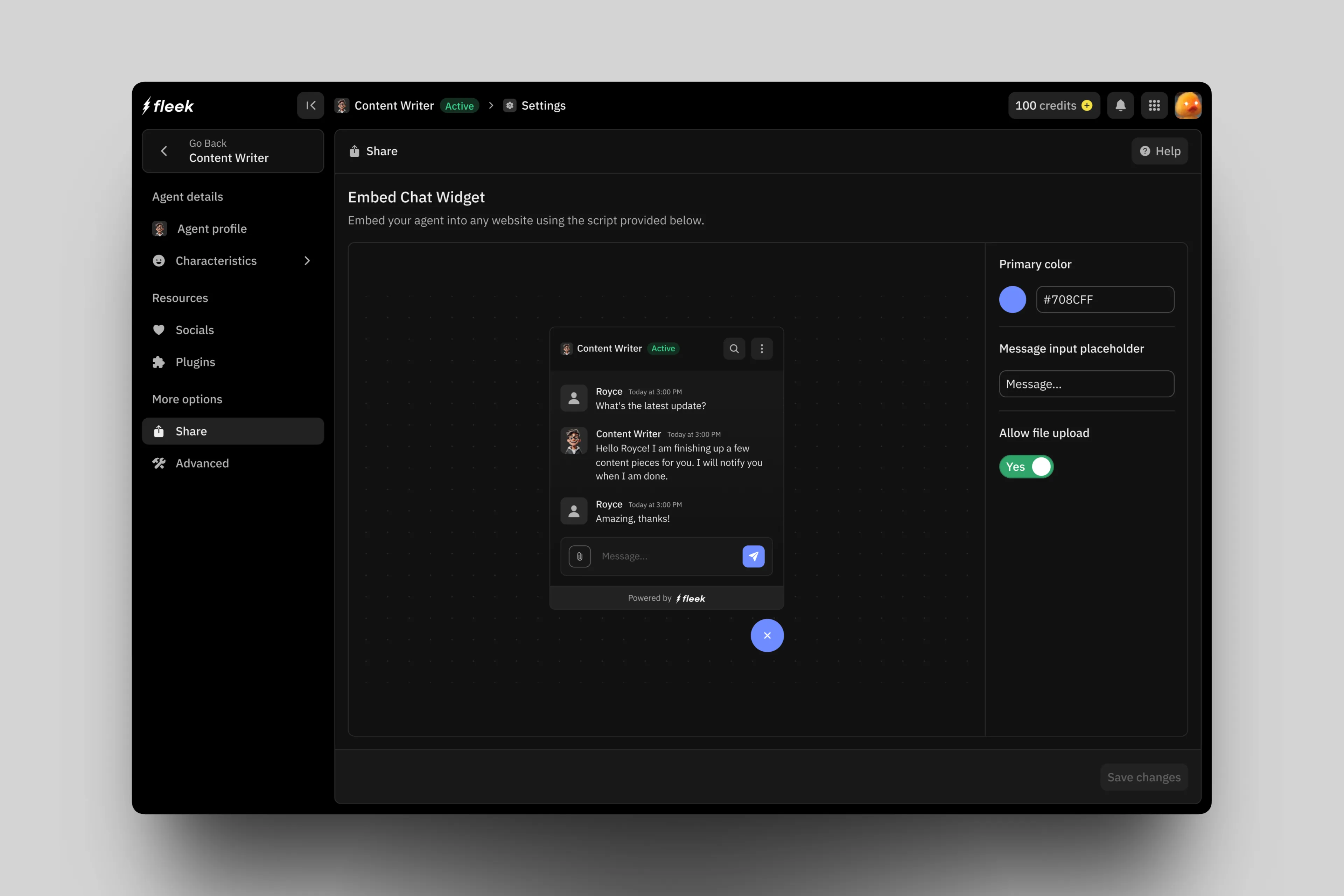 Fleek (Web Hosting) - Screenshot 2